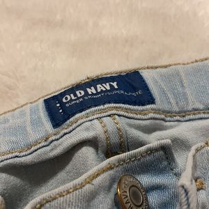 Skinny Ripped Jeans (White Wash)